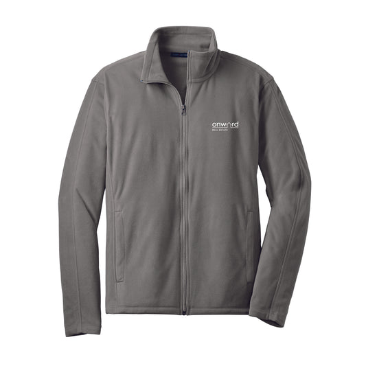 Men's Microfleece Jacket - Pearl Grey