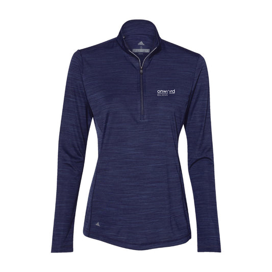 Adidas Women's Quarter Zip - Collegiate Navy Melange