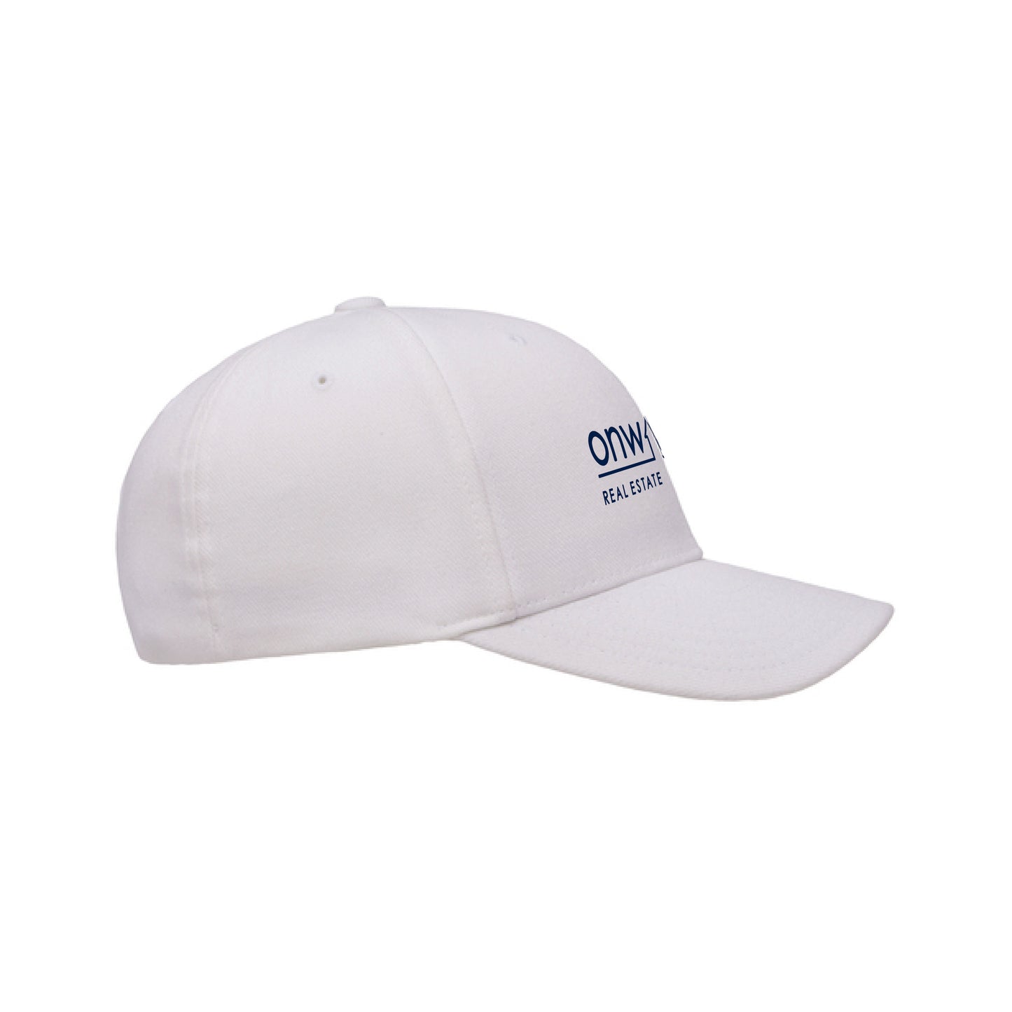 Embroidered Hat - Flexfit White