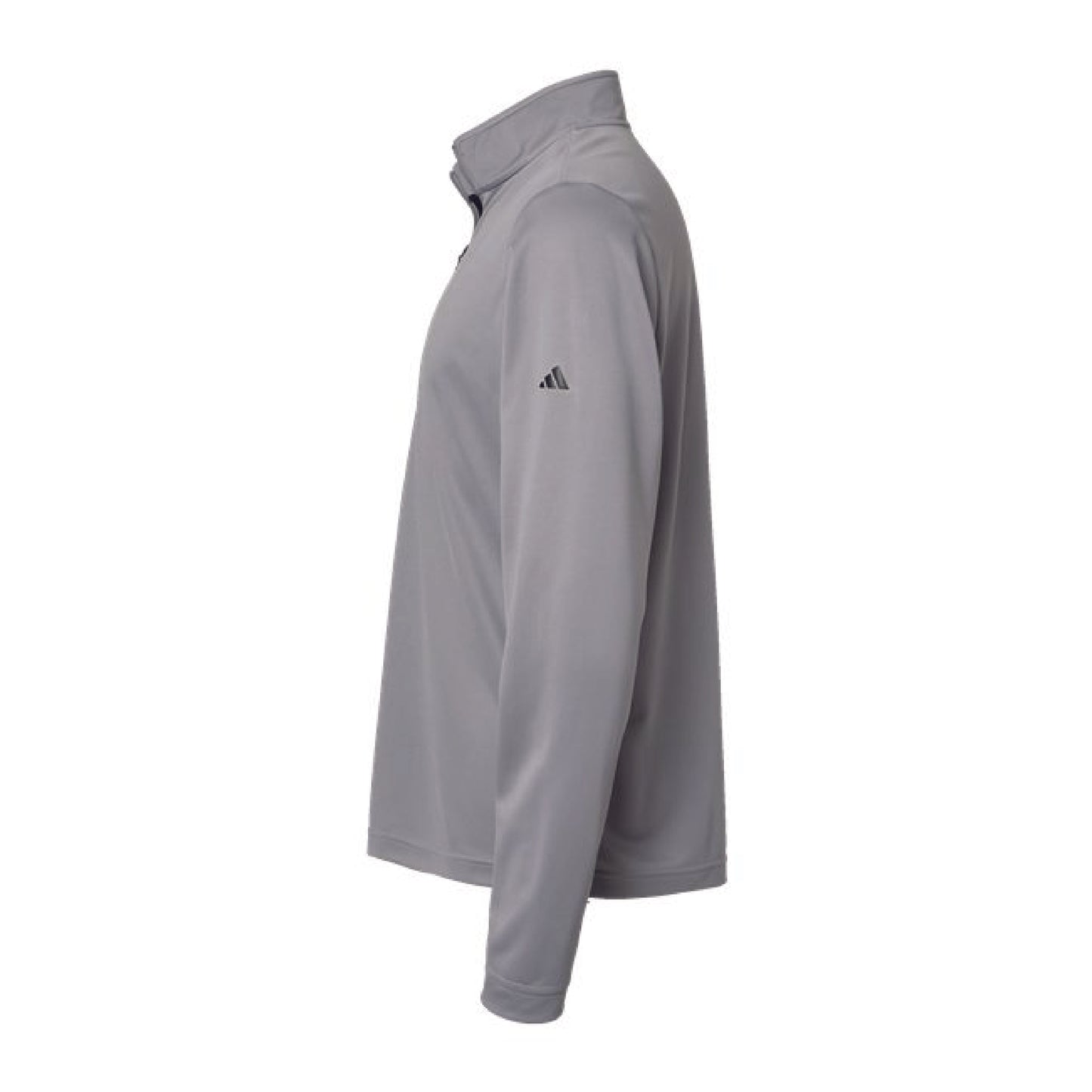 Adidas Men's Quarter Zip - Grey Three Melange